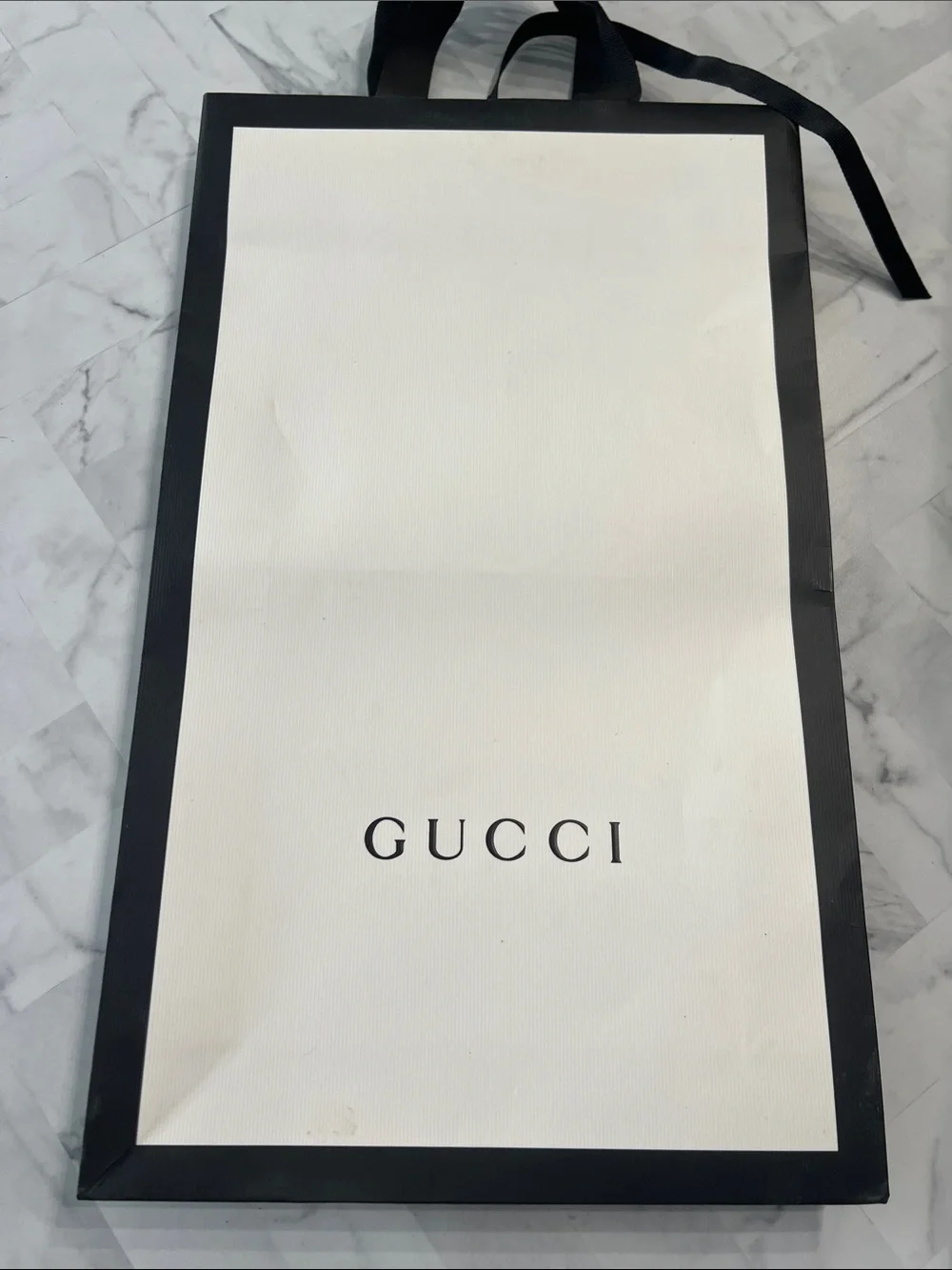 Gucci Black Leather Belt with Gold Double G Interlocking Buckle